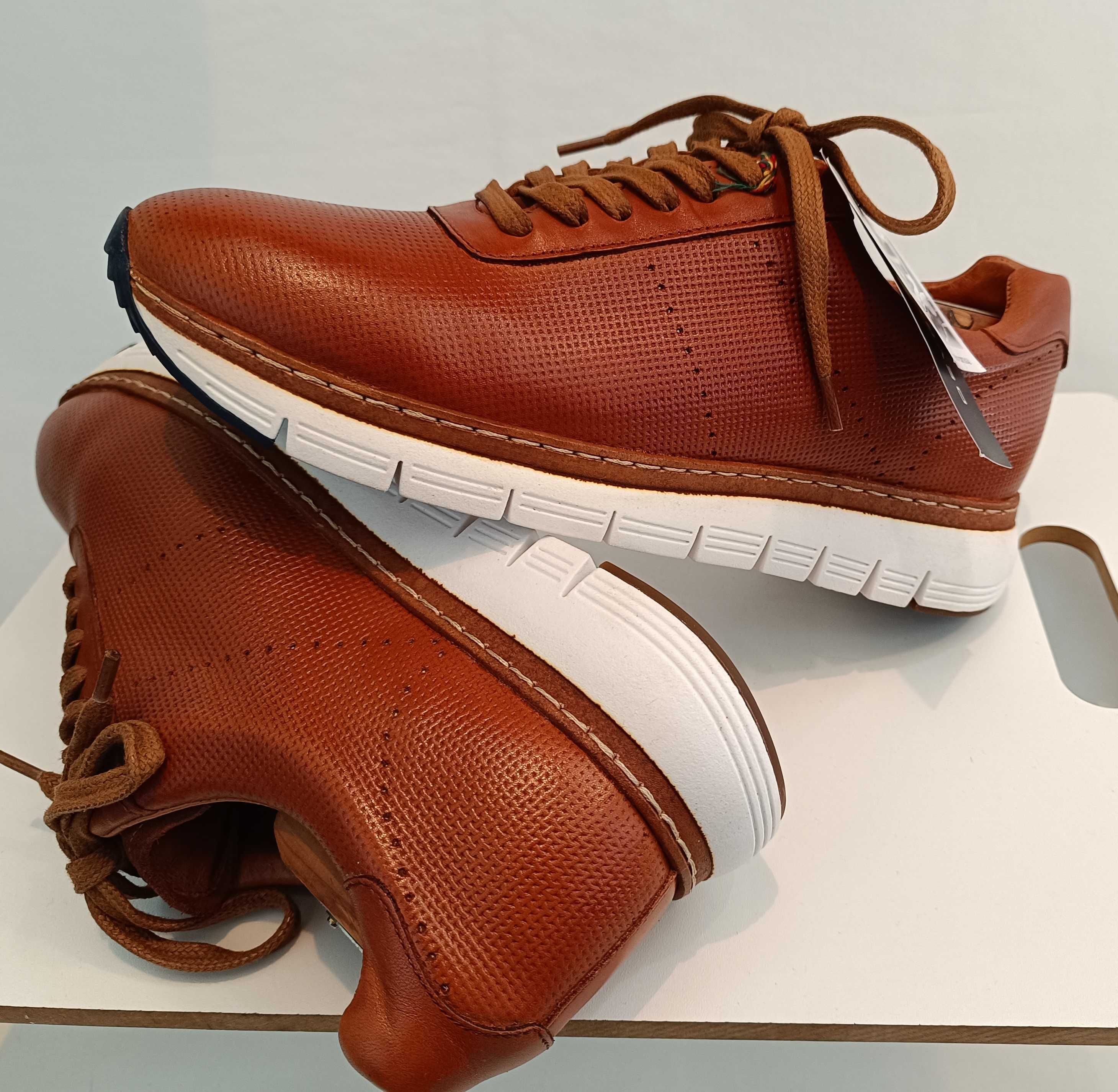 Pantofi sport casual 41 premium Devred NOI piele naturala moale