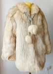 Haina SAGA FOX blana naturala de vulpe argintie (artic)