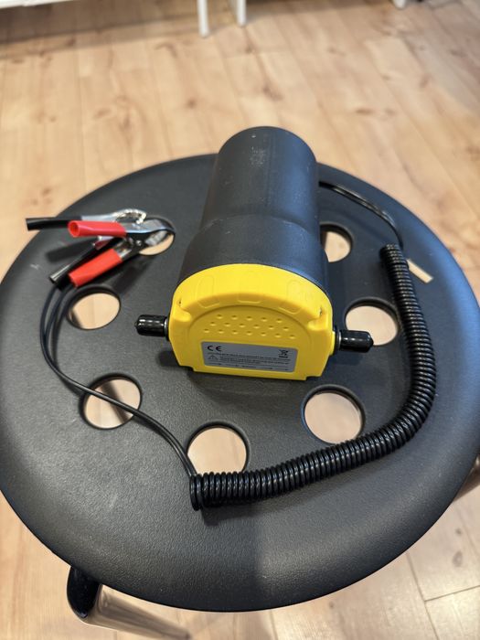 Pompa extractie 12V portabilă. Pompa transfer motorina si ulei