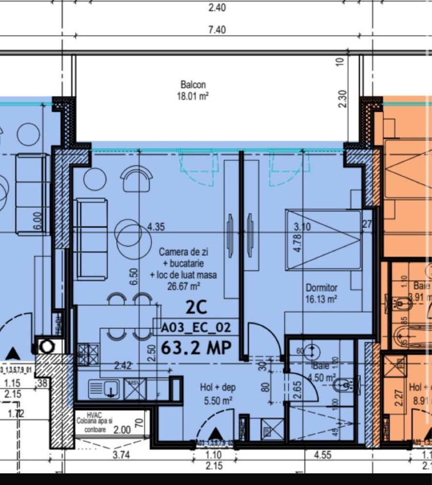 Proprietar Cesionez Apartament 2 Camere One Lake District 71 mp -Faza1