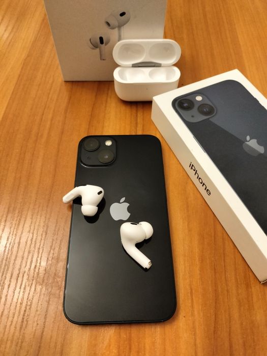 iPhone 13.+науш .
