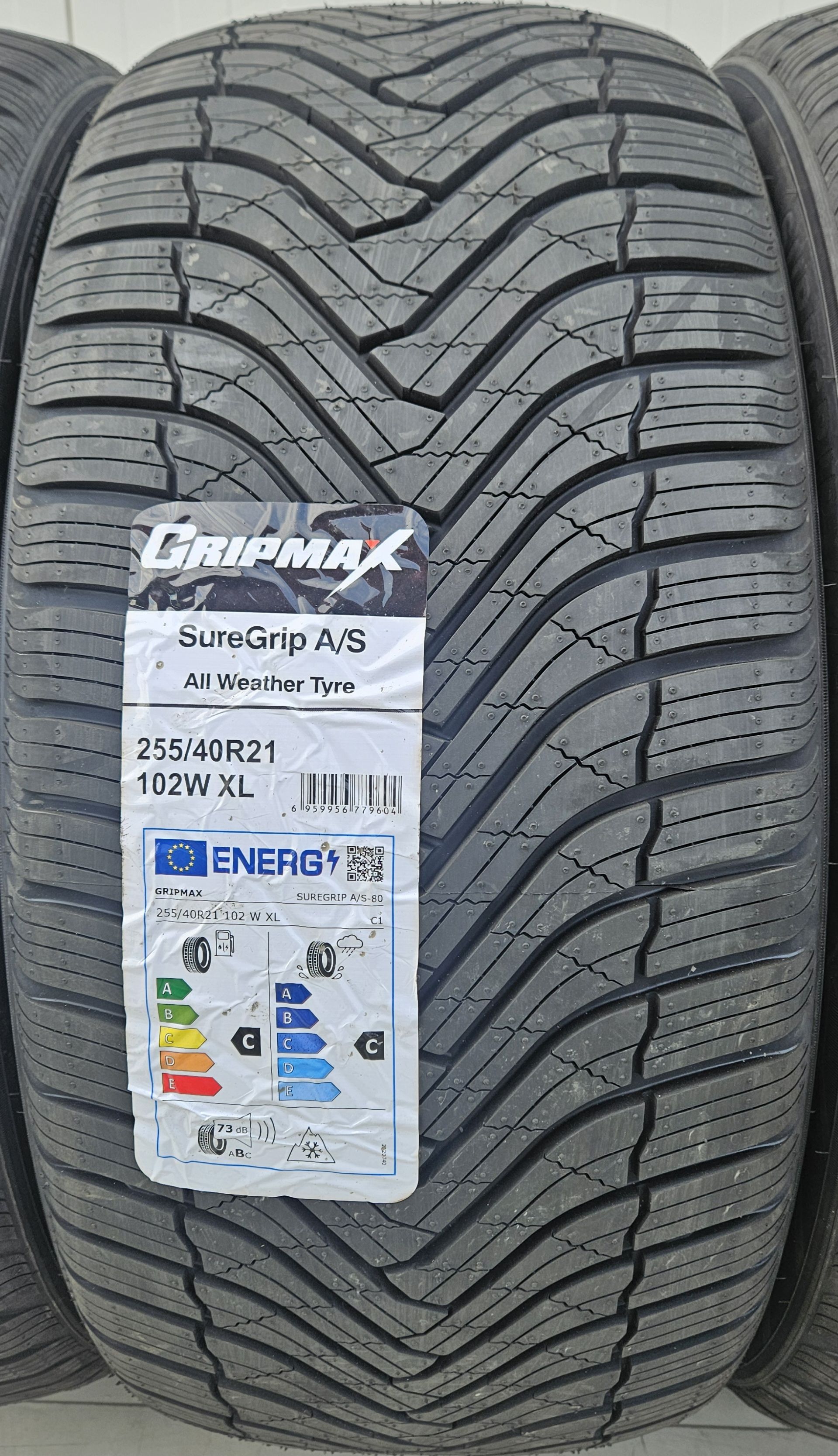 255/40 R21, 102W XL,GRIPMAX, Anvelope all season M+S, Protectie janta