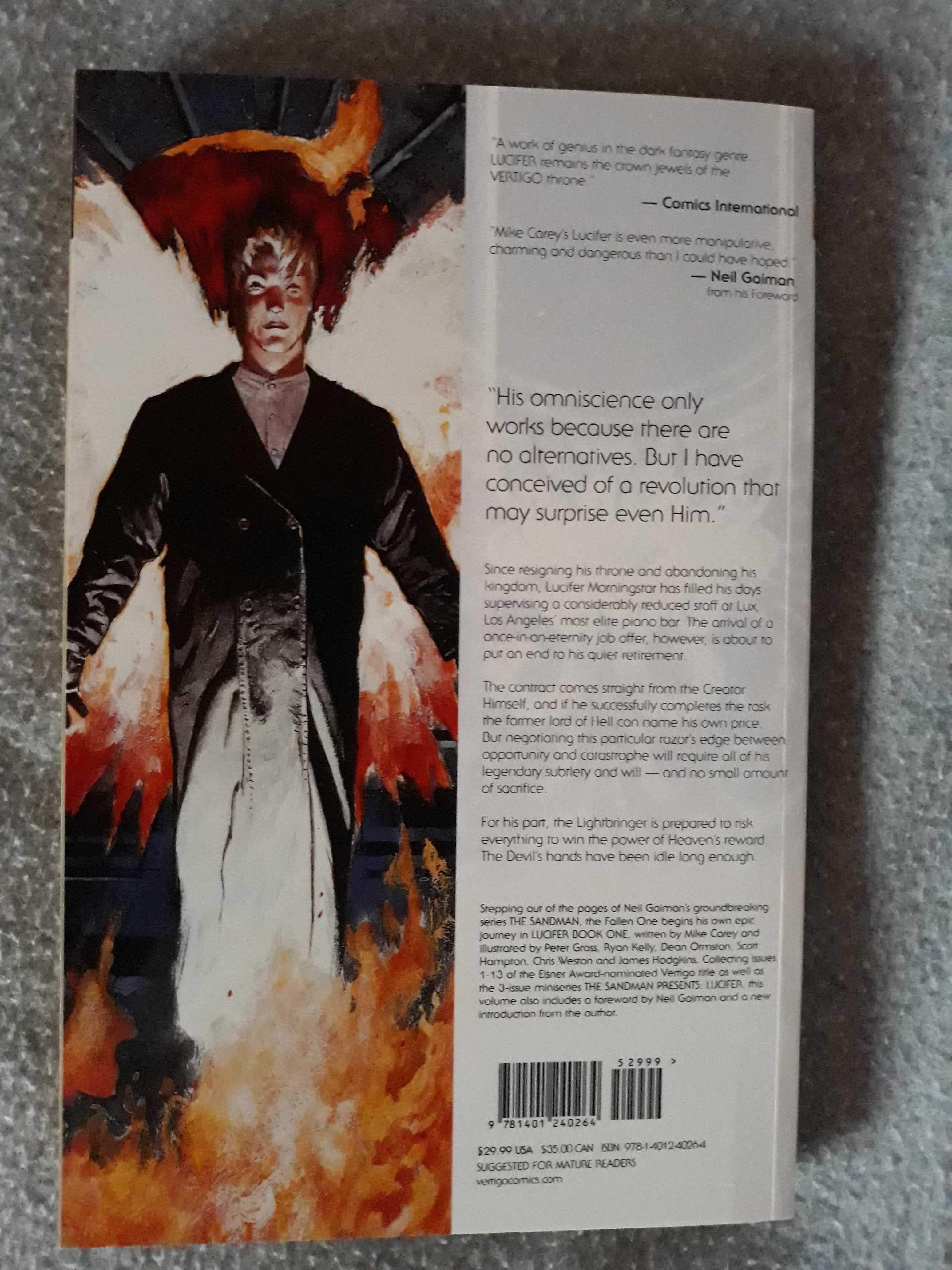 Lucifer vol 1 comic