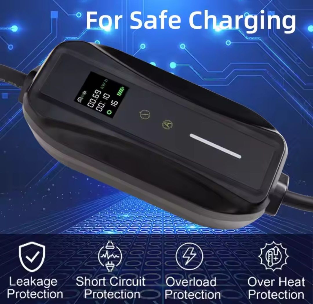 ПРОМОЦИЯ!!! Преносимо зарядно за електрически автомобили 3.6KW 16A Тип
