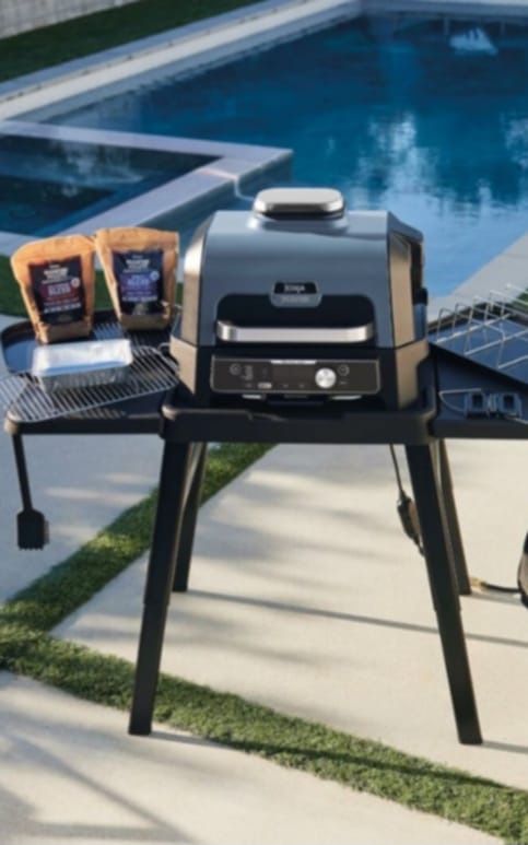 Електрически уред BBQ грил и пушилня Ninja Woodfire 7 в1