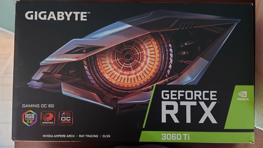 Placa video Gigabyte Gaming OC RTX 3060 TI 8GB