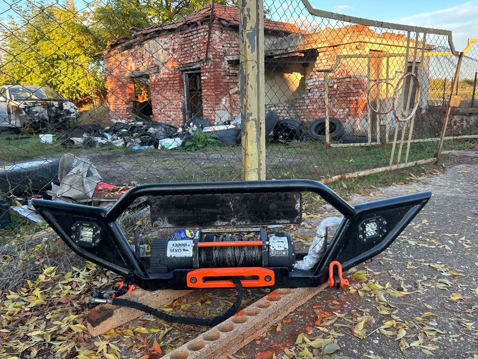 Силова броня предна с лебедка Jeep Grand Cherokee