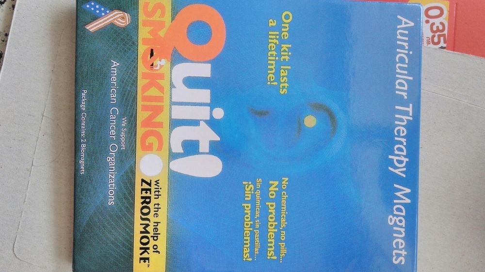 Магнитна обица-100% отказване на цигарите