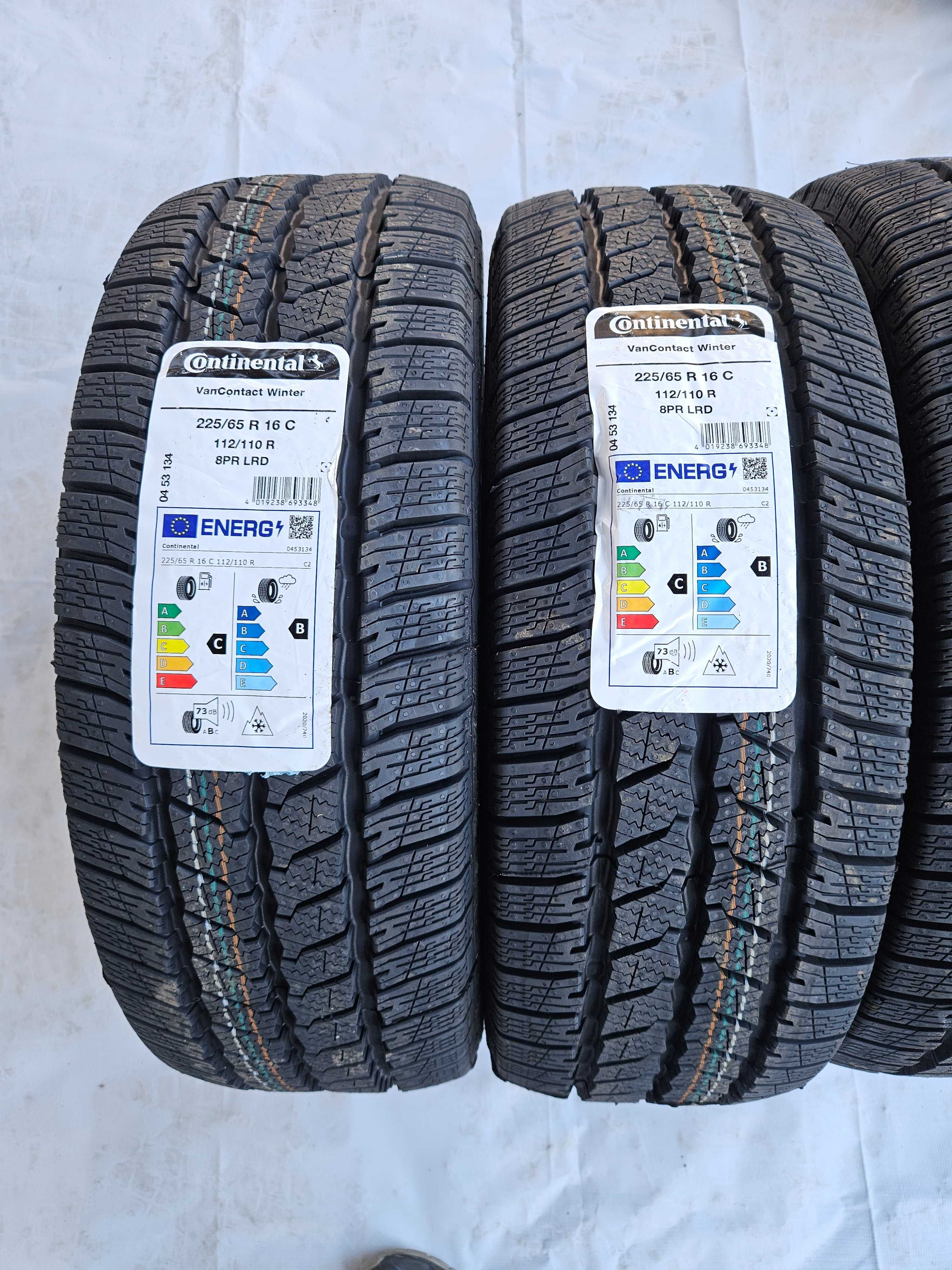 4 Нови бусови зимни гуми 225/65R16C Continental VanWinter DOT4024