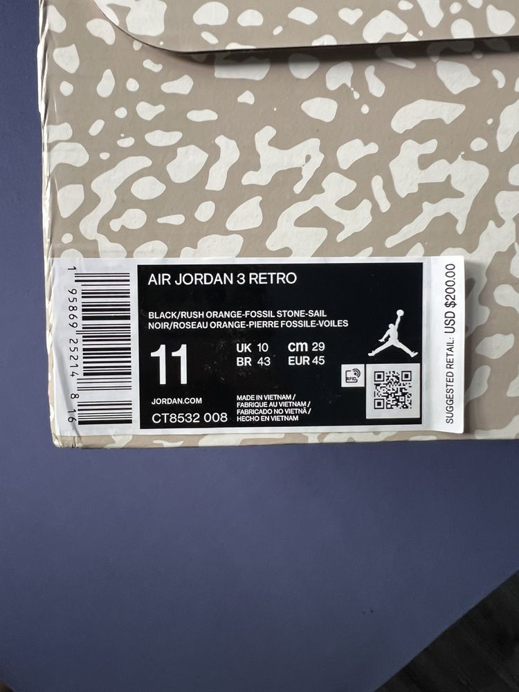 Jordan 3 Desert Elephant