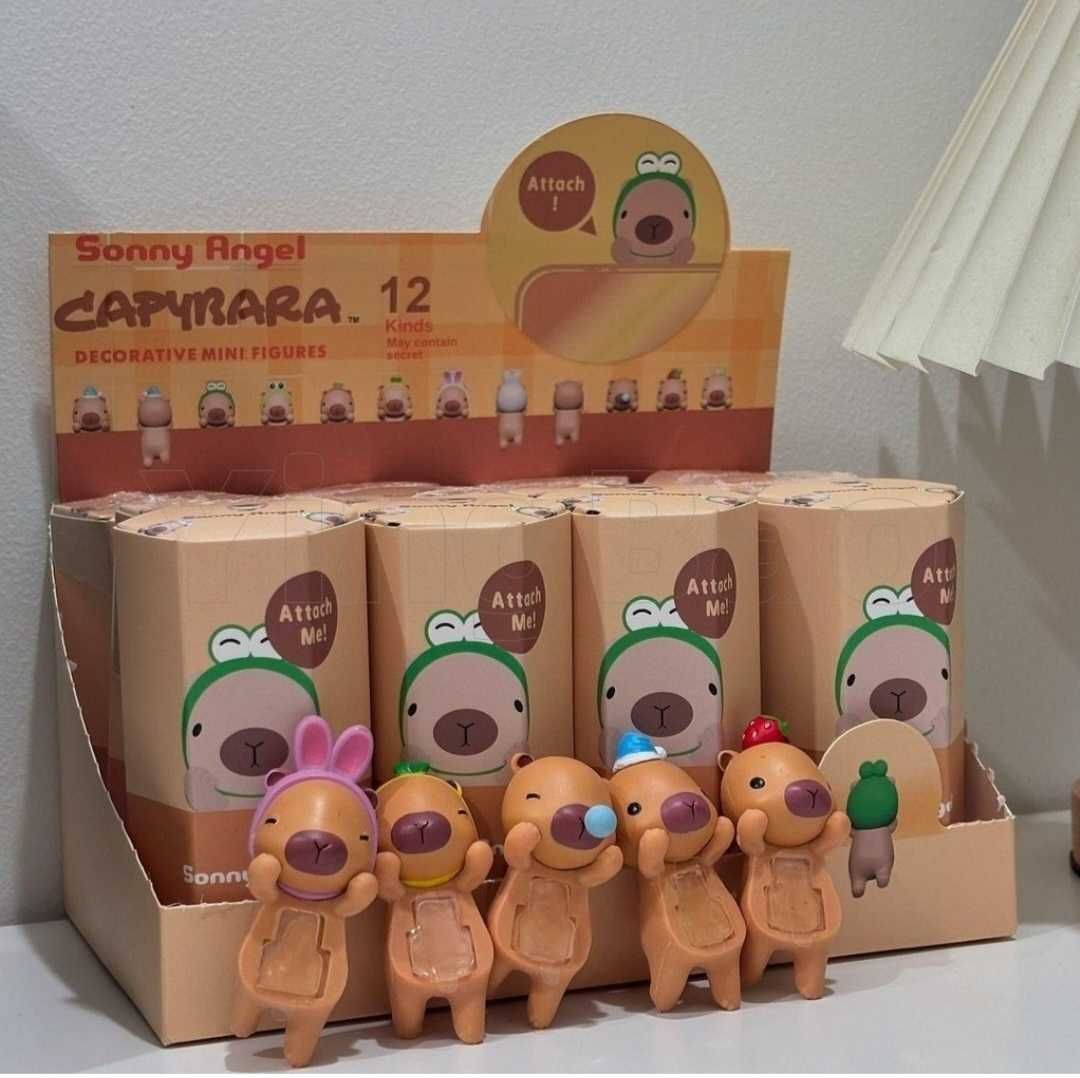 2броя Фигурки Капибара за телефон, таблет, Фигурка изненада Capybara