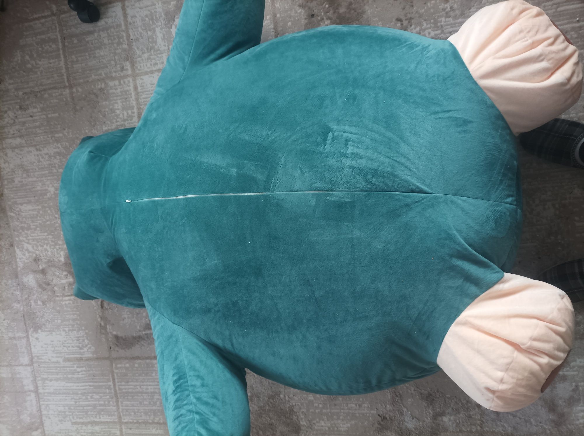 голям плюшен покемон снорлакс (барбарон) / snorlax plushie or beanbag