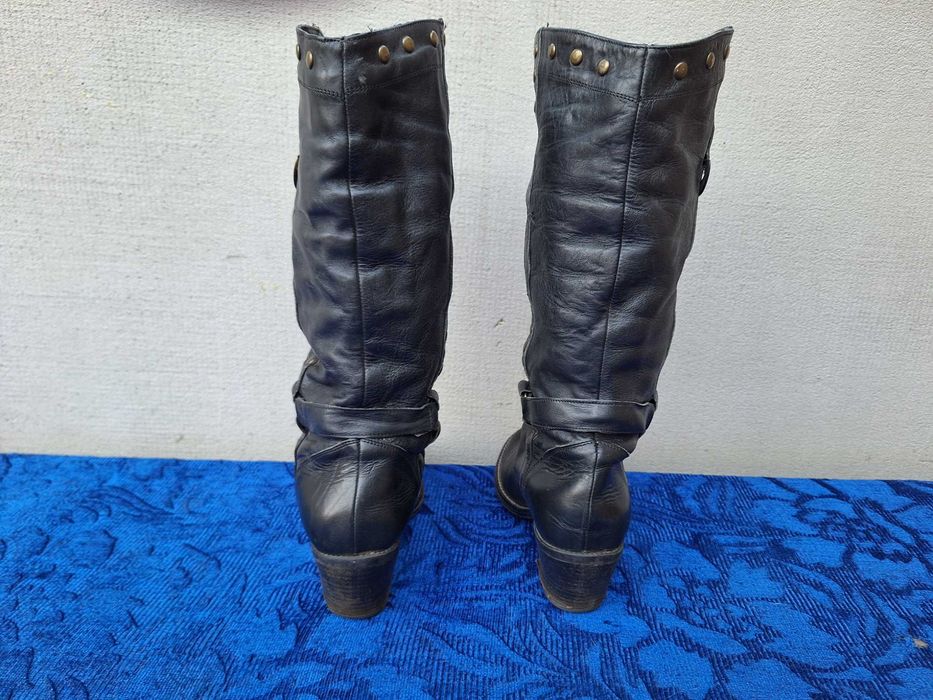 **Esco Black | cizme dama piele | mar. 38 | 24 cm