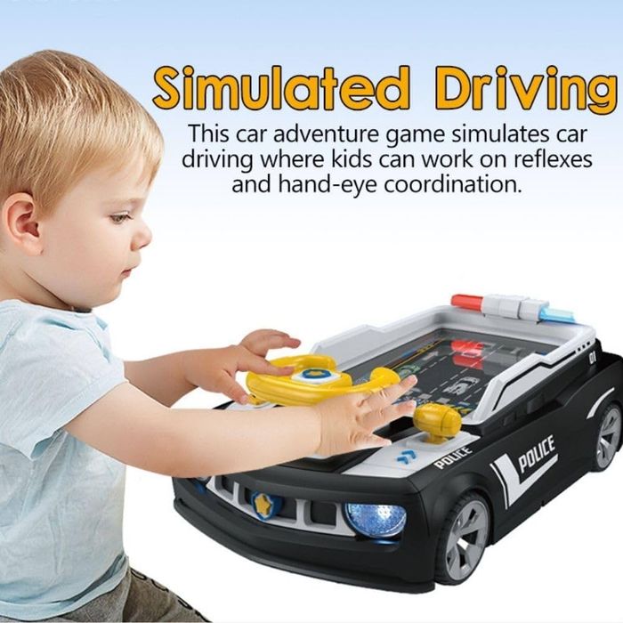 ДЕТСКА ИГРОВА КОНЗОЛА полицейска кола 40 см