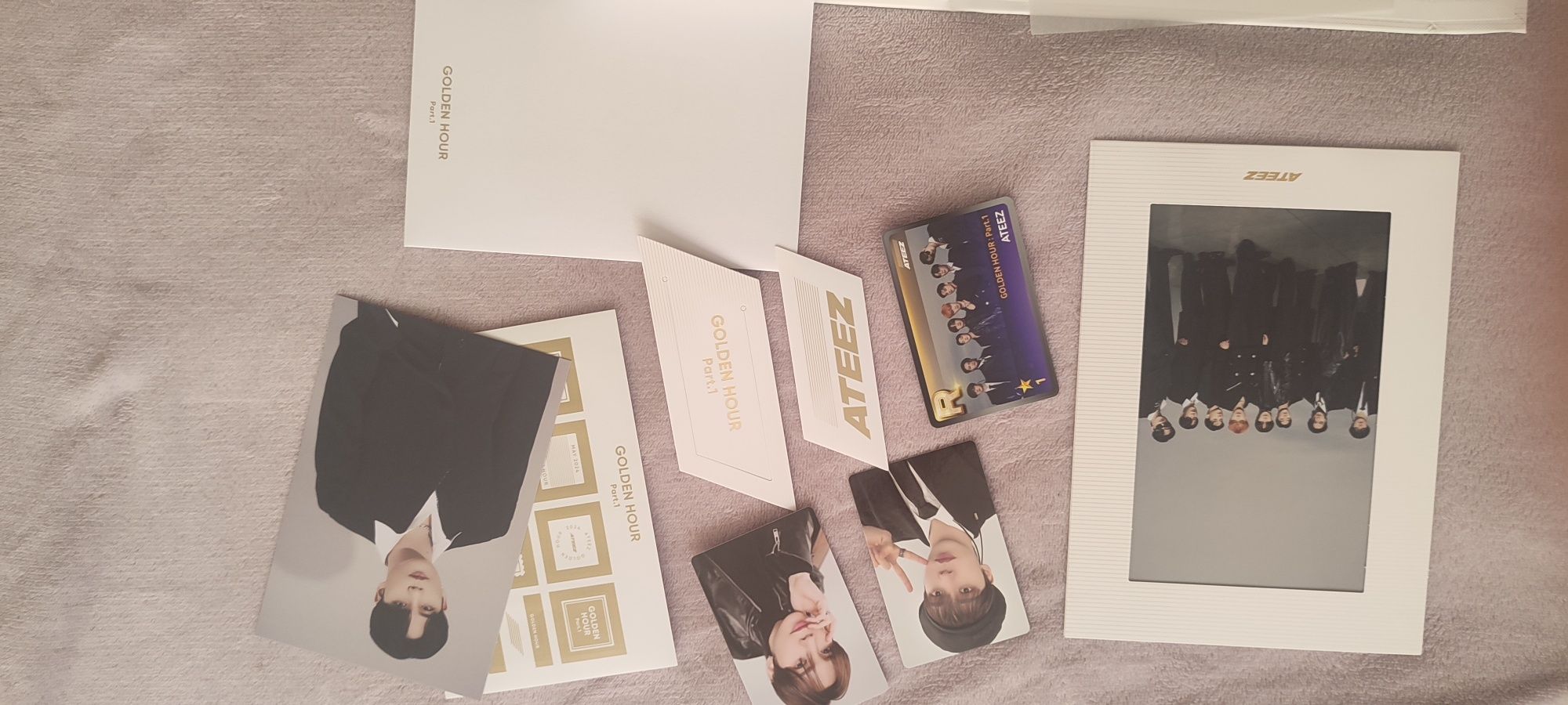 Атеез Кпоп албуми Ateez Golden Hour + Original Photocards.