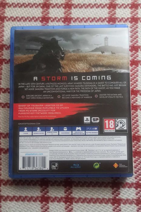 PlayStation 4 Slim 1TB + Ghost Of Tsushima