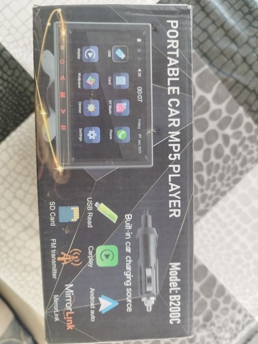 Универсална Мултимедия за автомобил 7 инча с Android Auto/CarPlay