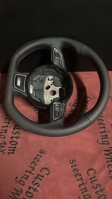 Volan custom audi  A1 A3 A4 A5 A6 A7 A8 Q3 Q5 Q7 padele/fara