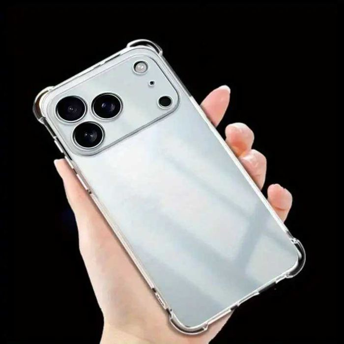 Прозрачен Кейс за  iPhone 17 Pro - Устойчив на Падане