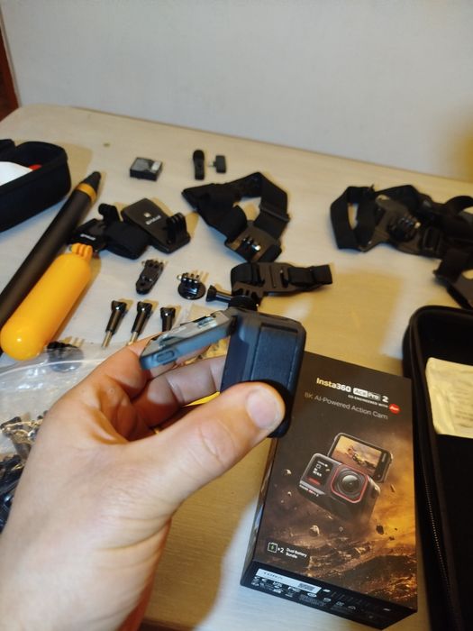 camera actiune insta ace pro 2+ card si accesorii