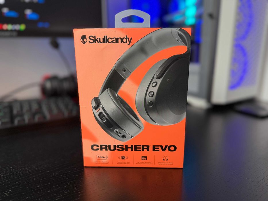 Casti Audio Skullcandy Crusher EVO cu Bass Senzorial Wireless Negru