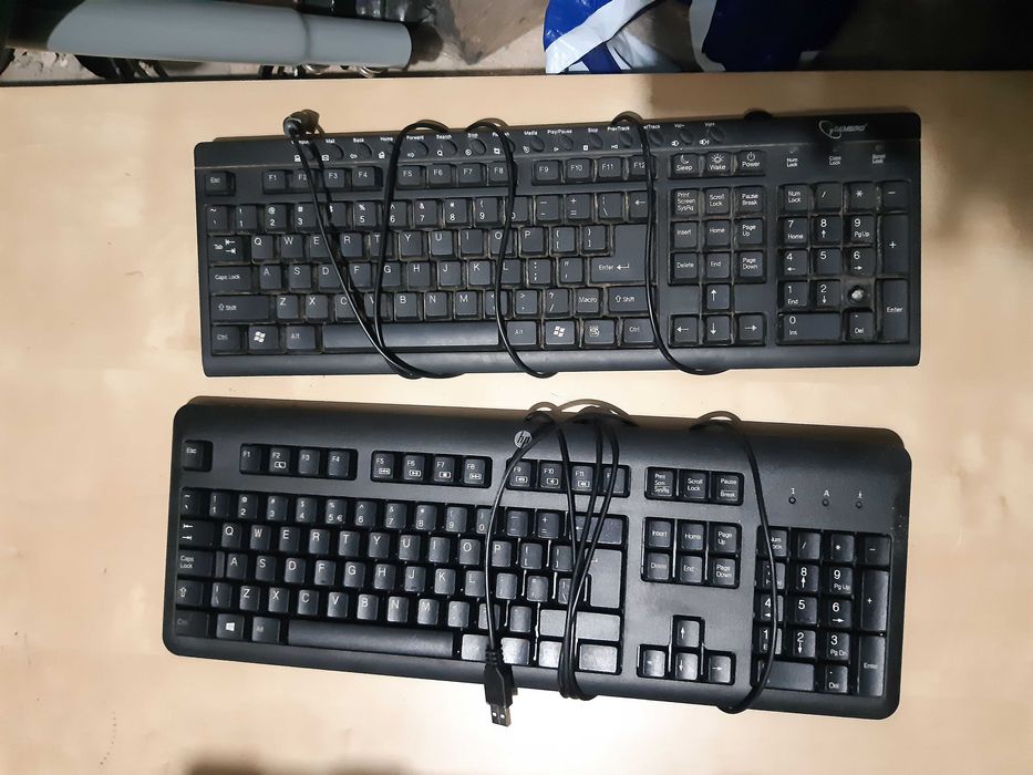 Tastatura Gembird si HP pentru PC calculator functionale cu fir