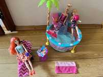 Barbie Sirena + piscina set haine accesorii