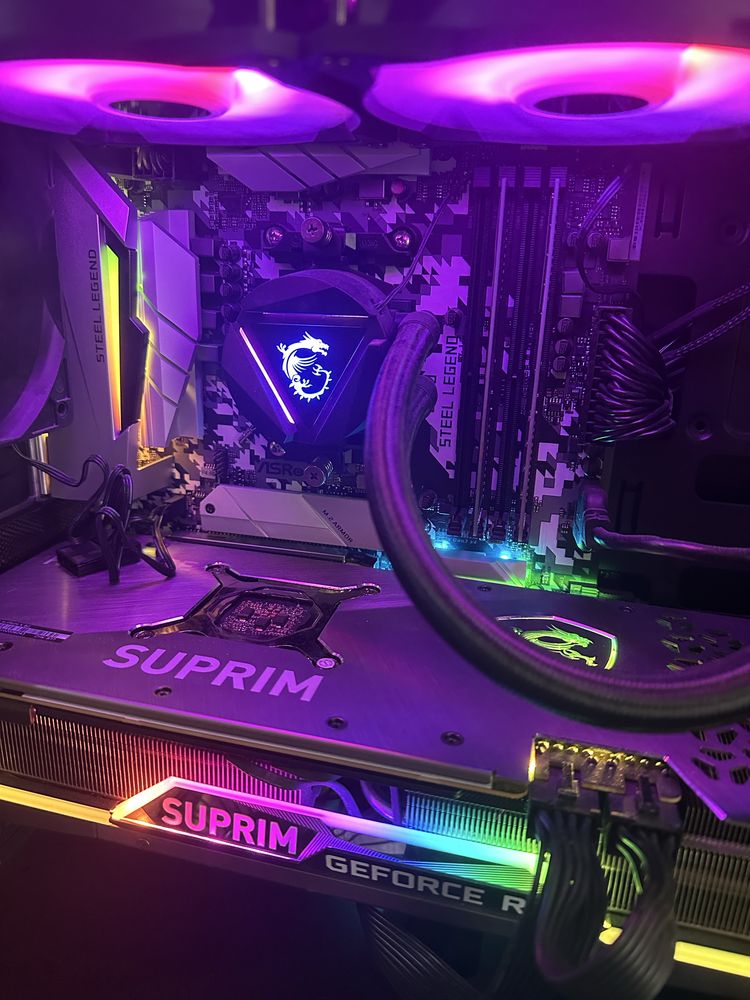 Дънна платка Steel Legend B450 AM4 + Процесор Ryzen 7 2700x + 16GB RAM
