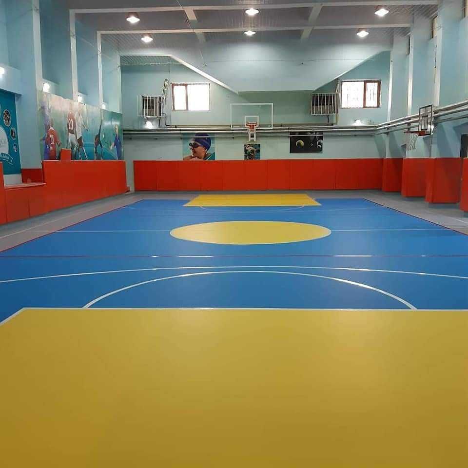 Строительство спортзалов. Спортзал куриш хизмати. Перечисление бор
