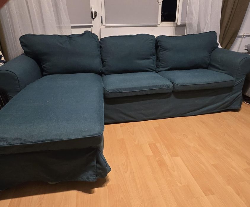 Coltar ikea Ektorp + 1 husa de schimb crem