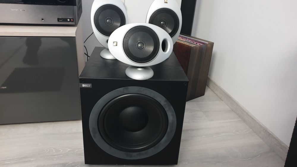 Subwoofer Kef Q400/Kube 1 cu 3 sateliti Kef  SP 3375