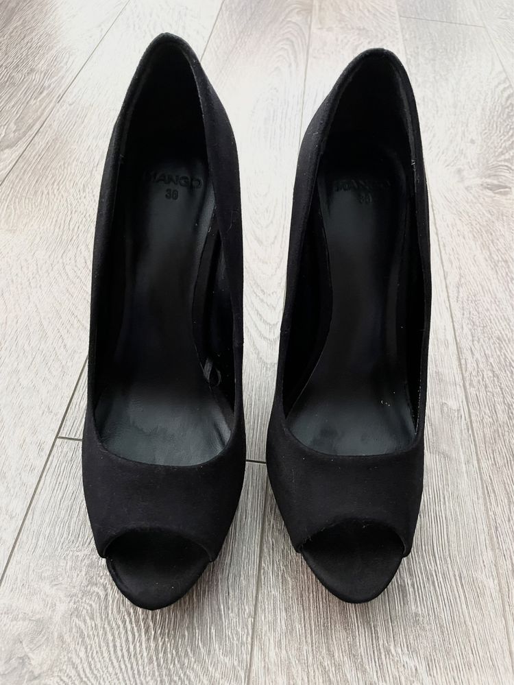 Дамски обувки Mango Манго 36 номер черни
