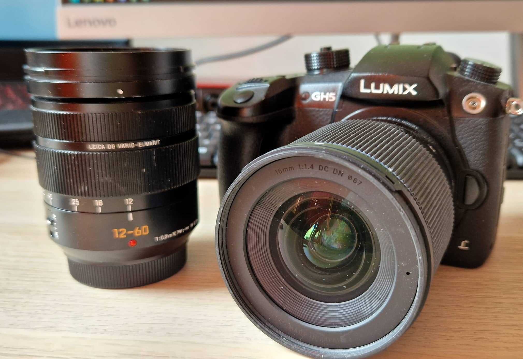 Фотоапарат Panasonic GH5 + Lumix Leica 12-60mm 2.8 + Sigma 16mm 1.4