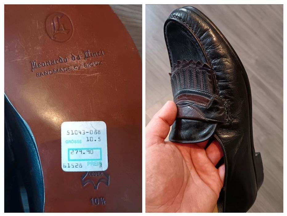 Pantofi Loafers de lux Sioux, Leonardo da Vinci, Handmade - 44