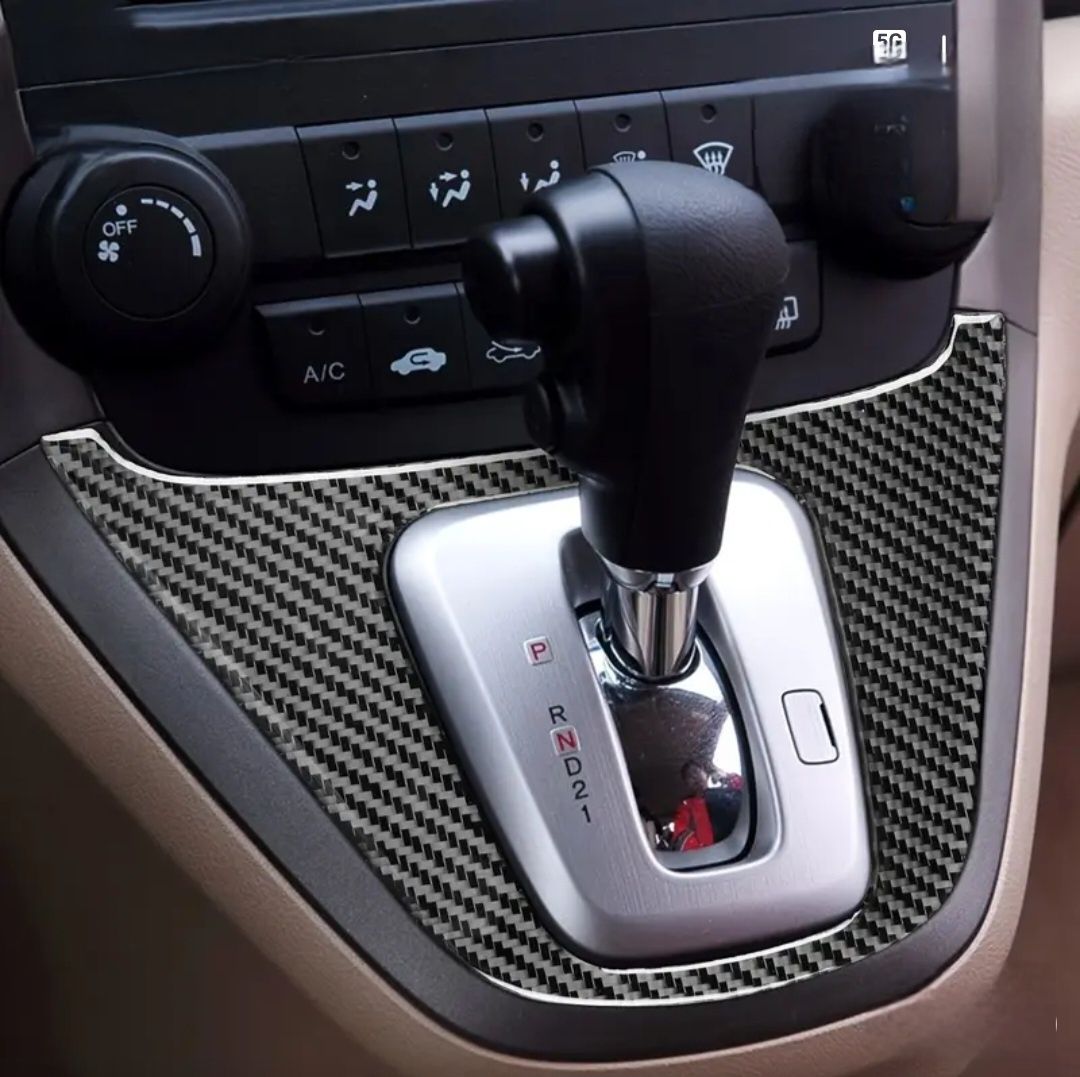 За CRV 3 лост на автоматик карбонови  стикери 2 бр