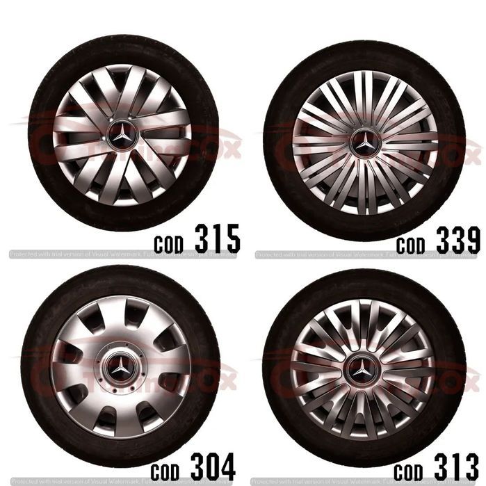 capace roti r15 mercedes la set de 4 buc,capace janata aliaj