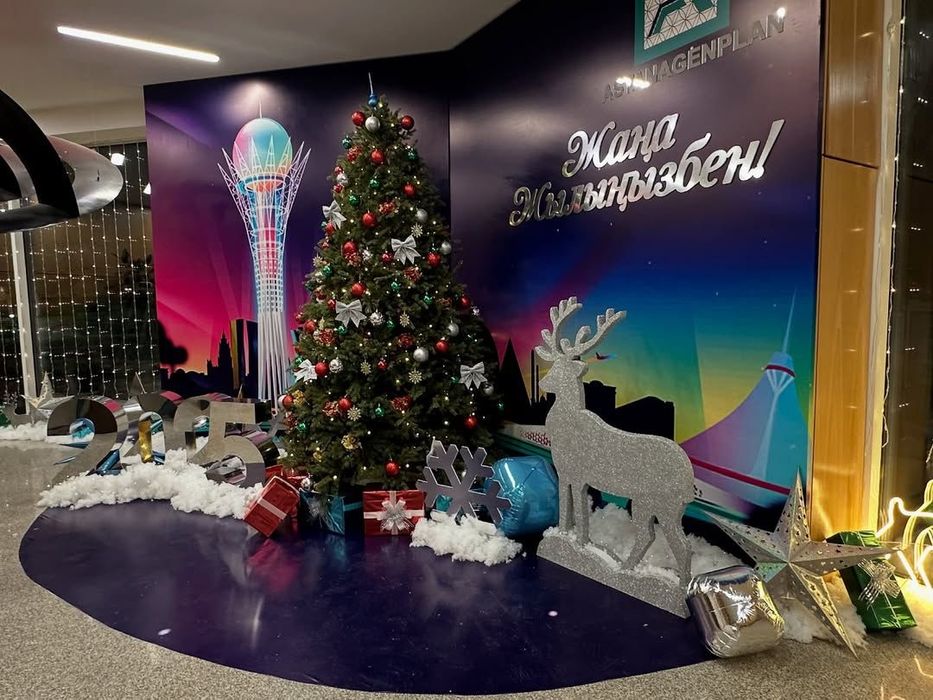 Новогодние оформление баннер на новый год