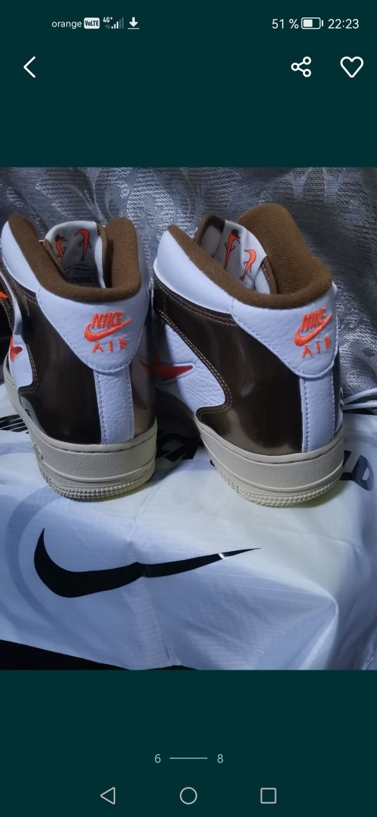 Nike air force 1mid QS. Nr 44