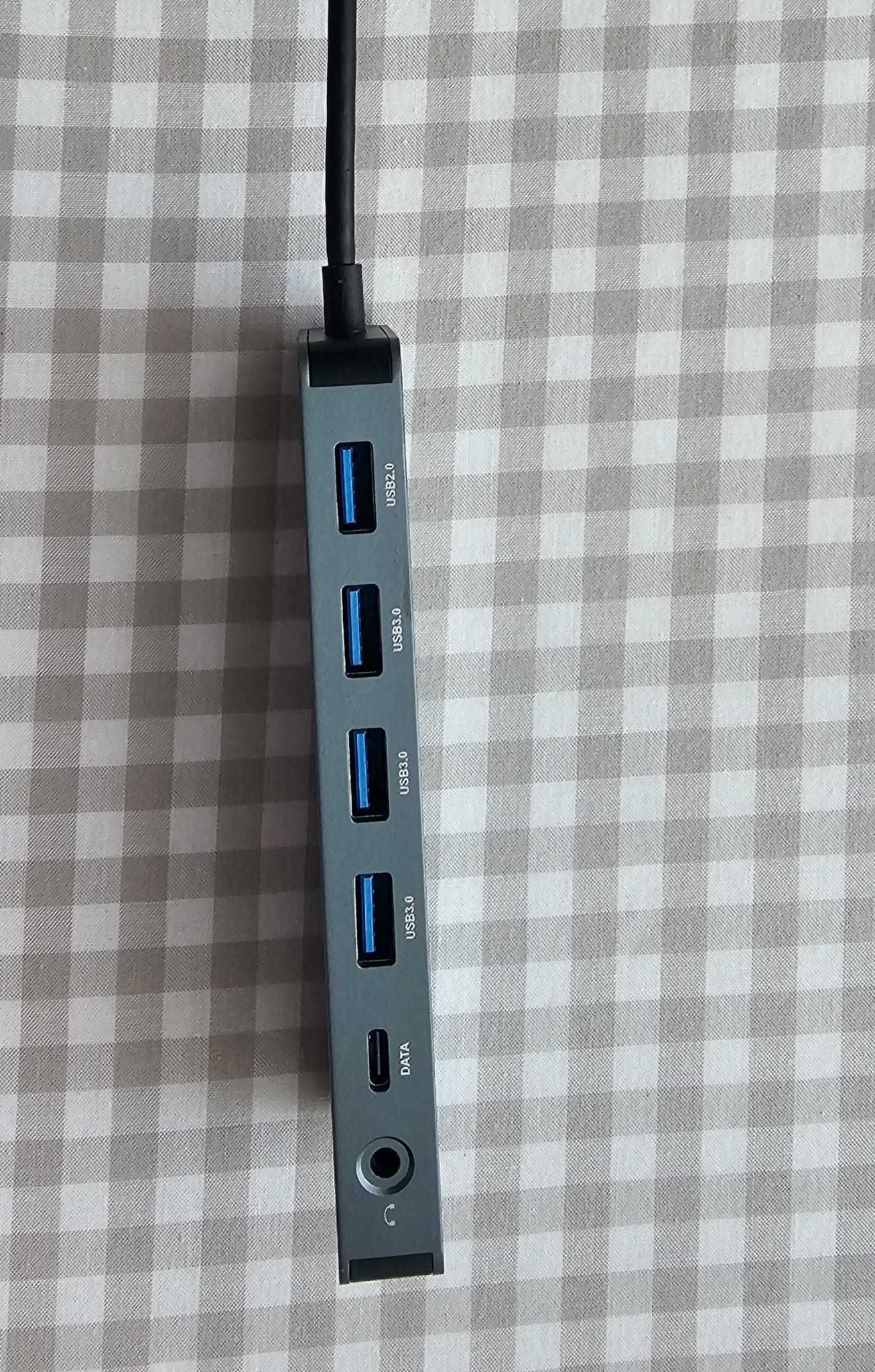 Docking Station USBC, 13 in 1 RikBo® 1x 1000Mbps Gigabit Ethernet Port