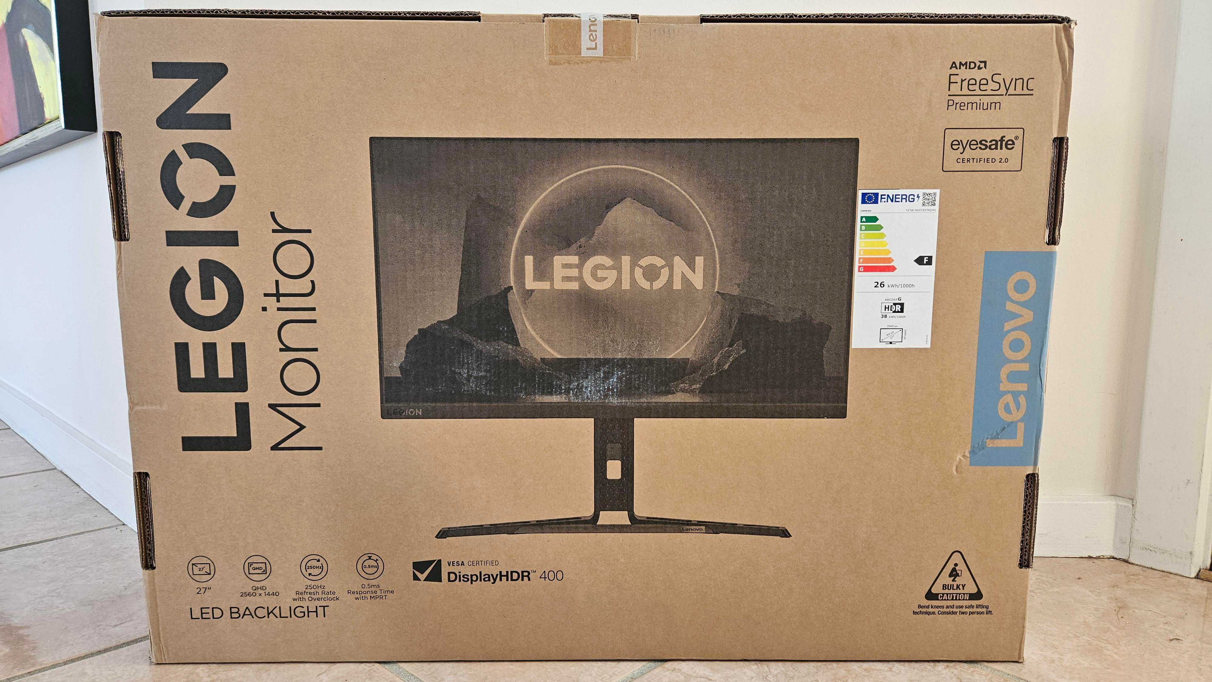 Монитор Gaming Lenovo Legion Y27qf-30, 27", WQHD Display Port, 280Hz