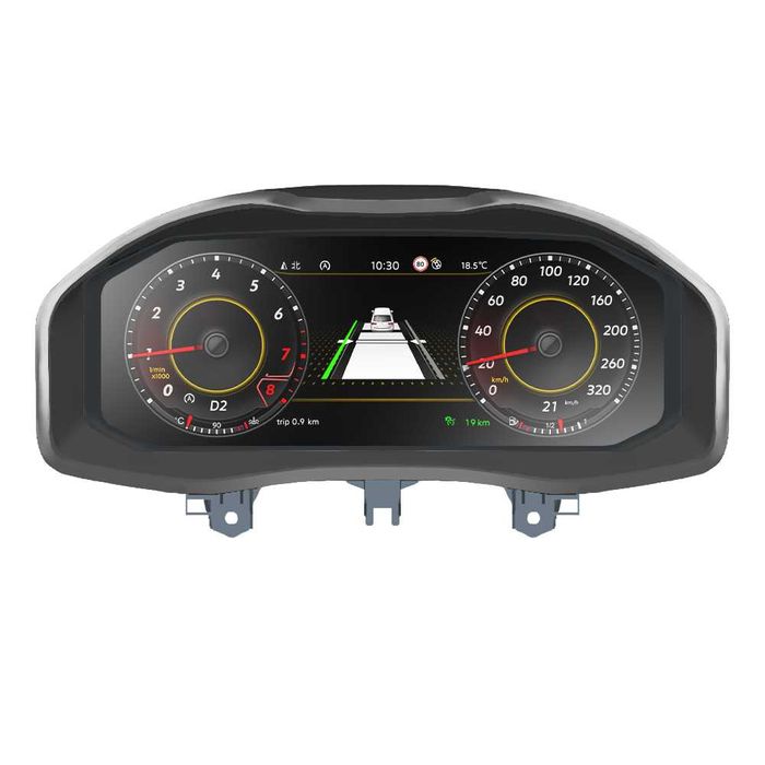 Дигитален километраж за Skoda Kodiaq (2017–2020) | 12.3'' LCD Табло