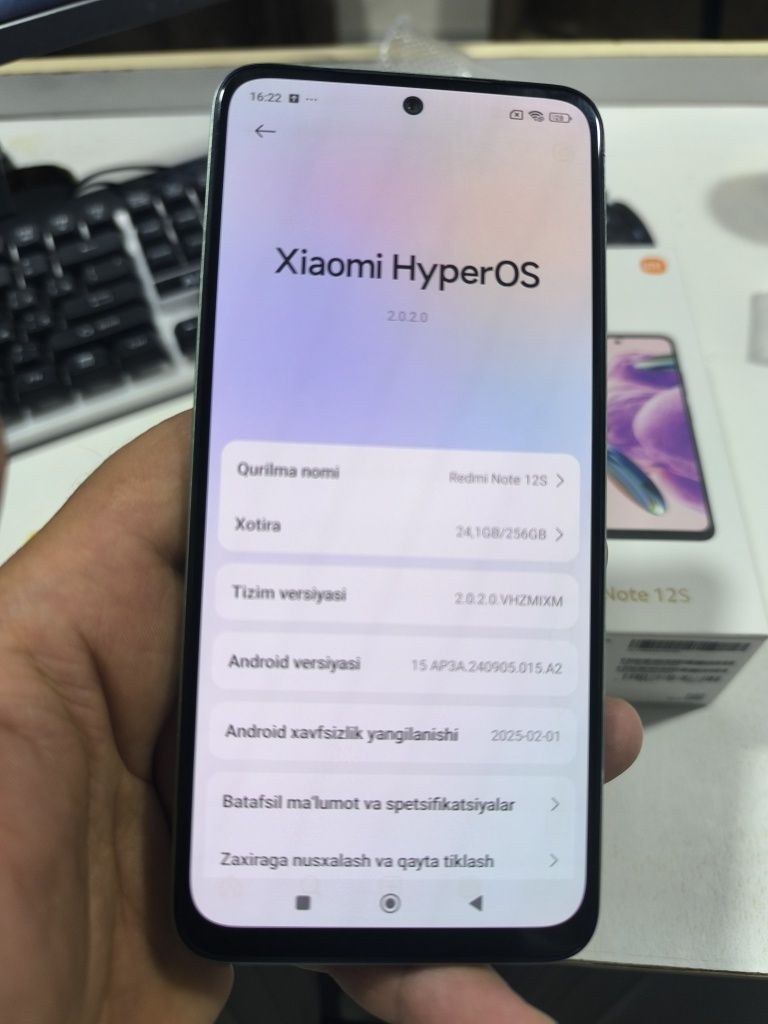 Redmi note 12S 256Gb