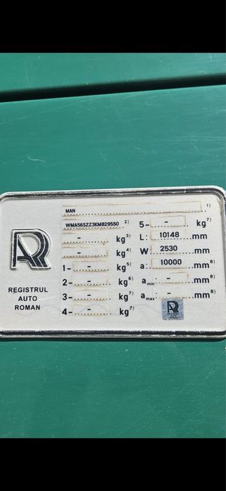 Vând canion forestier Man TGS 33500