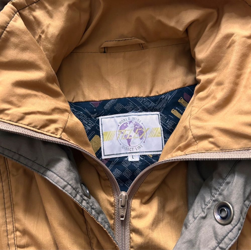 Camo Portocaliu Mov Negru Geacă Pufoasă Puffer Jacket Mǎrimea L