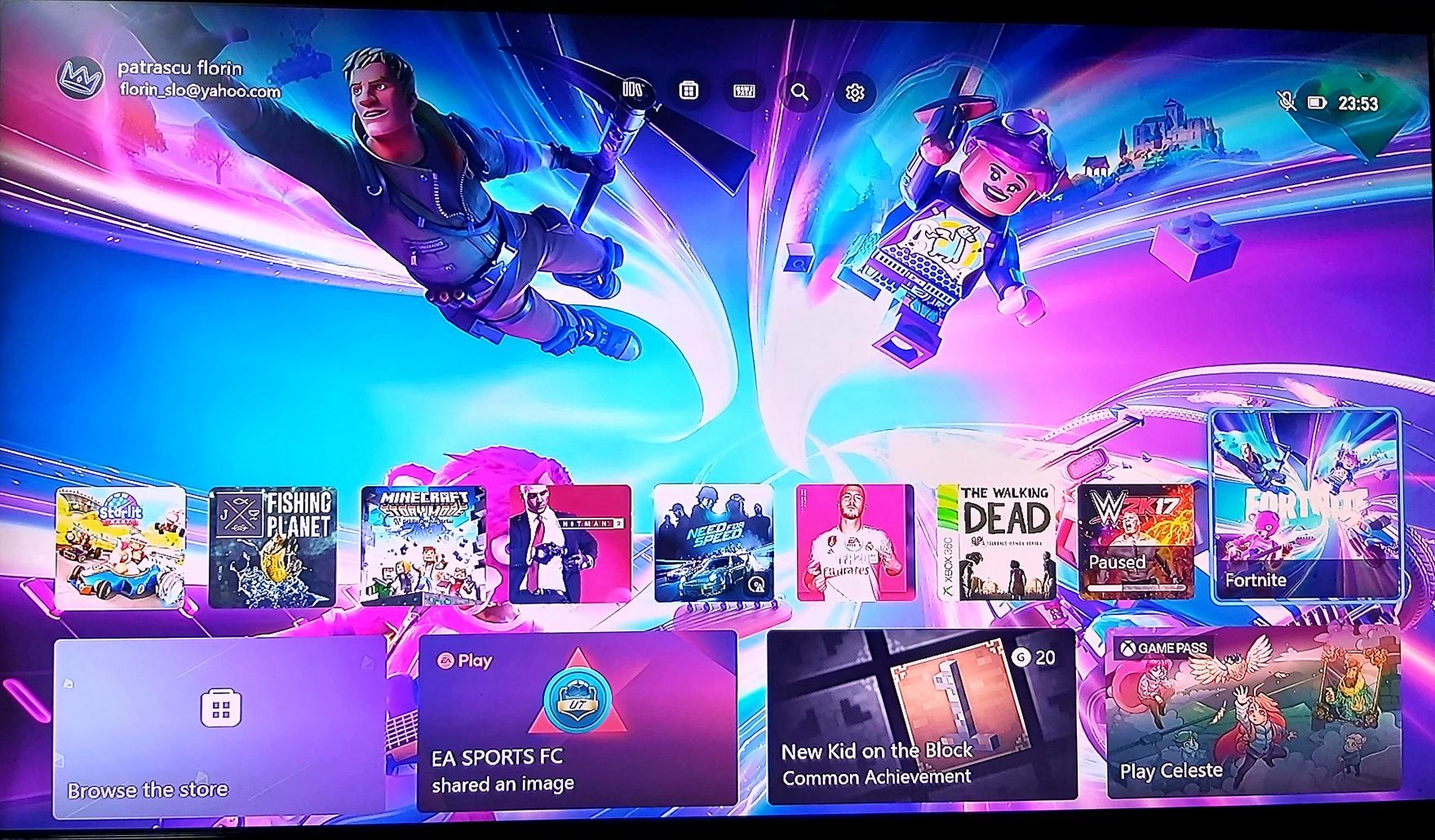 Xbox One Fullbox Fifa 20/W2k17/Fortnite/Minecraft/Hitman2 Xbox One