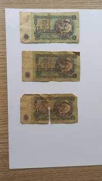Стари български банкноти 1лв., 2лв., 5лв., 100лв.