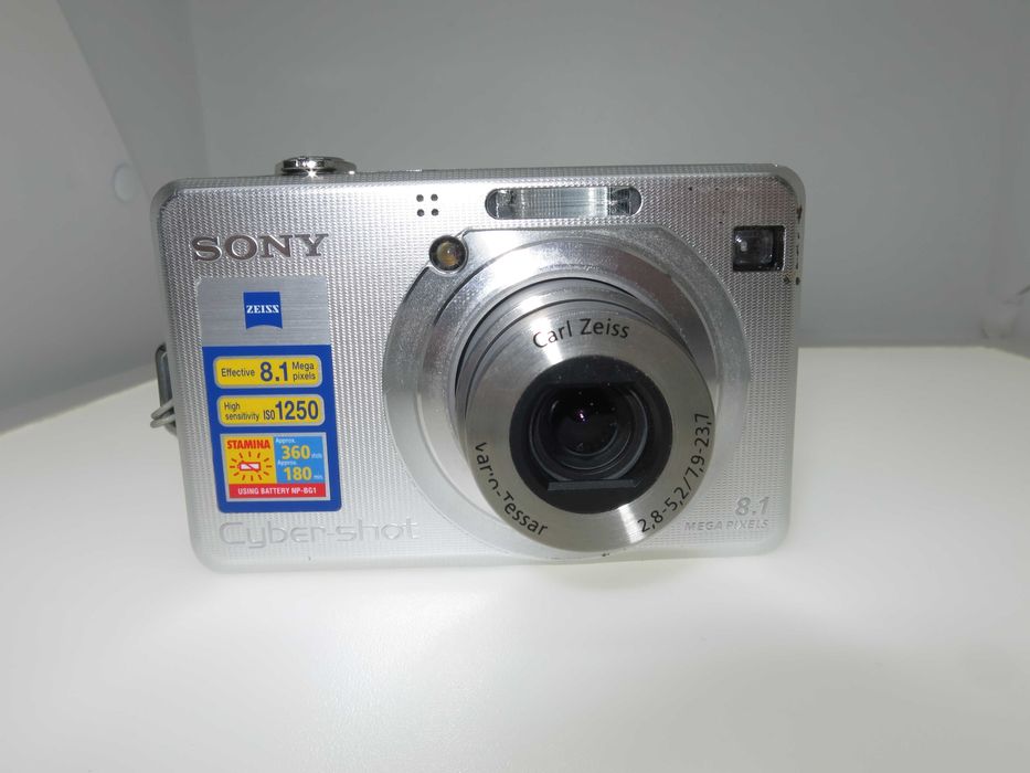 Sony Cybershot W100 компактен цифров фотоапарат ретро дигитална камера