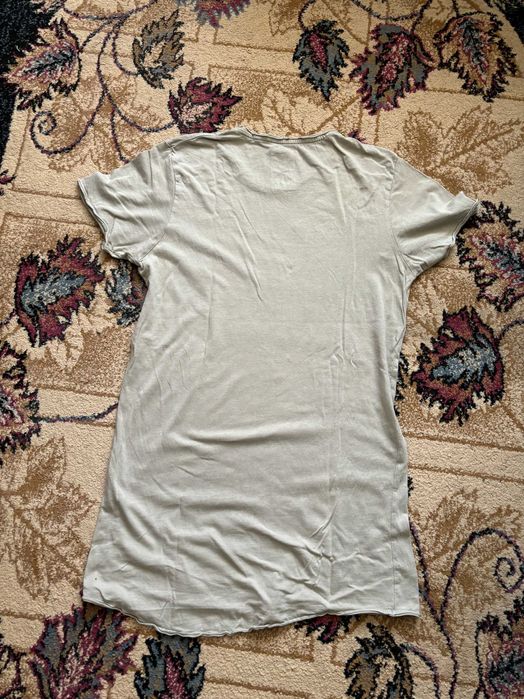 Tricou Barbati New Yorker Oversize simplu crem , Marimea S -EUR38-