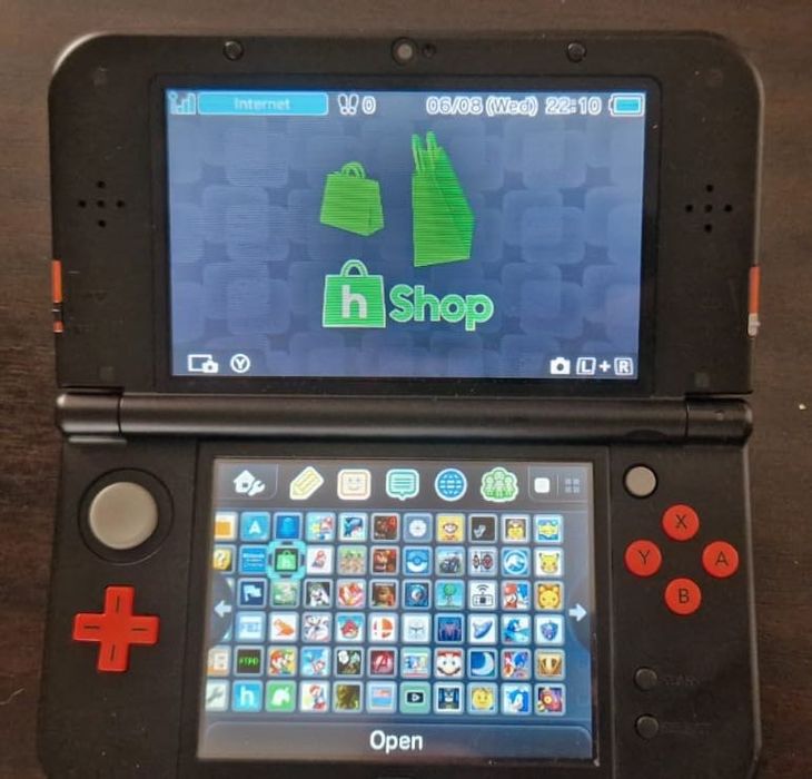 Nitendo new 3ds modat 500gb