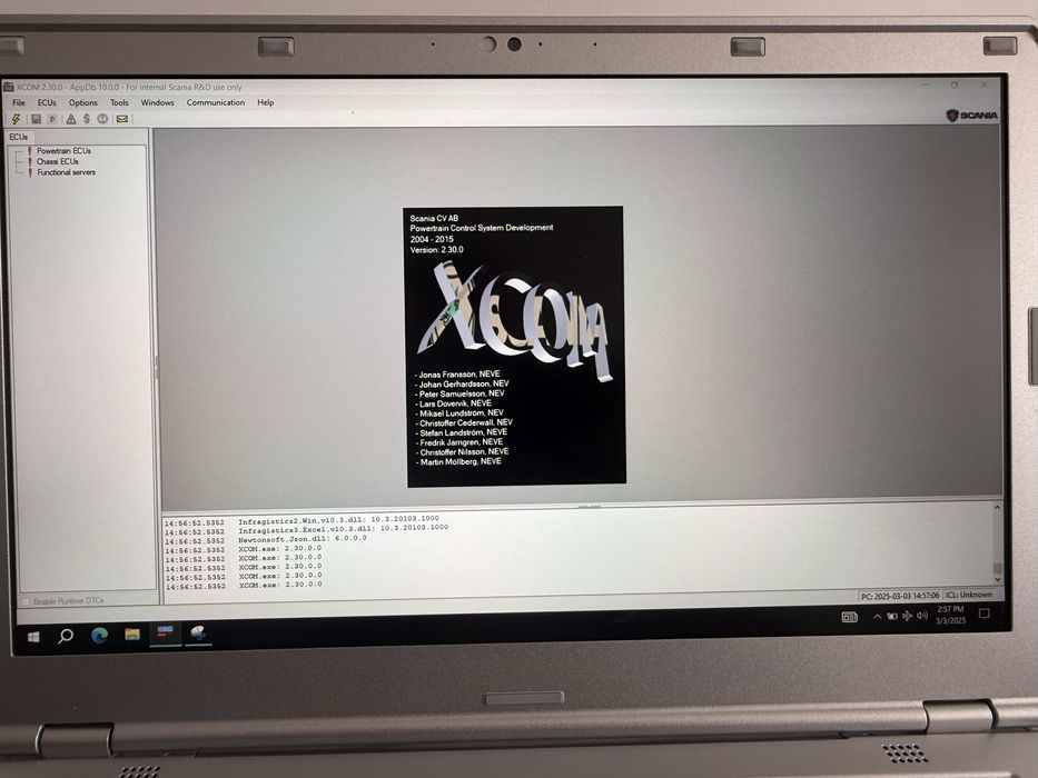 SSD cu softul dedicat Scania SDP3 V2.62+Multi+Xcom 2024!